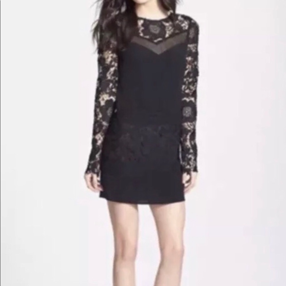 ASTR black lace dress